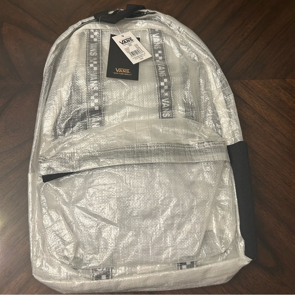 New Vans Women's Realm Backpack (Clear, One Size)